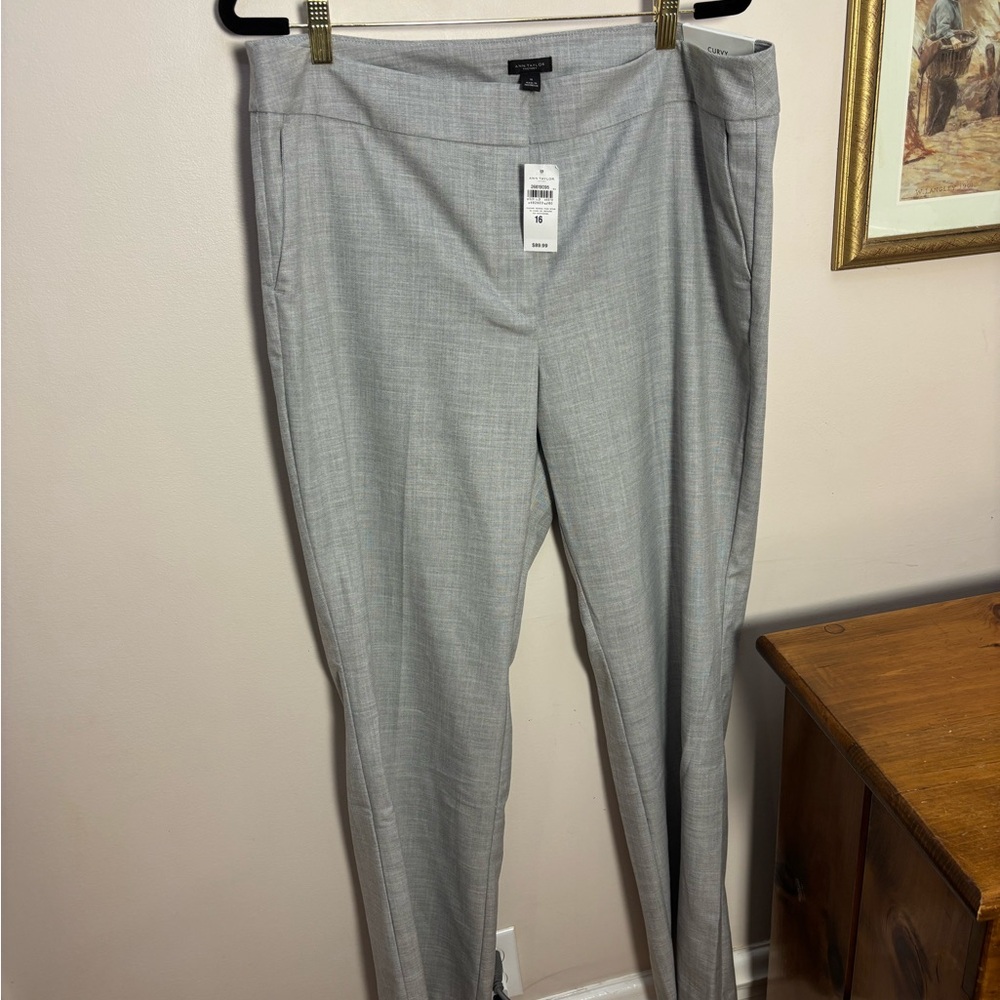 Ann Taylor Light Gray Women's Trousers